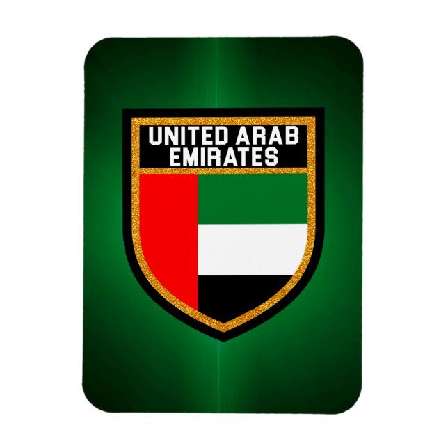 Ímã Sinalizador dos Emirados Árabes Unidos (Vertical)