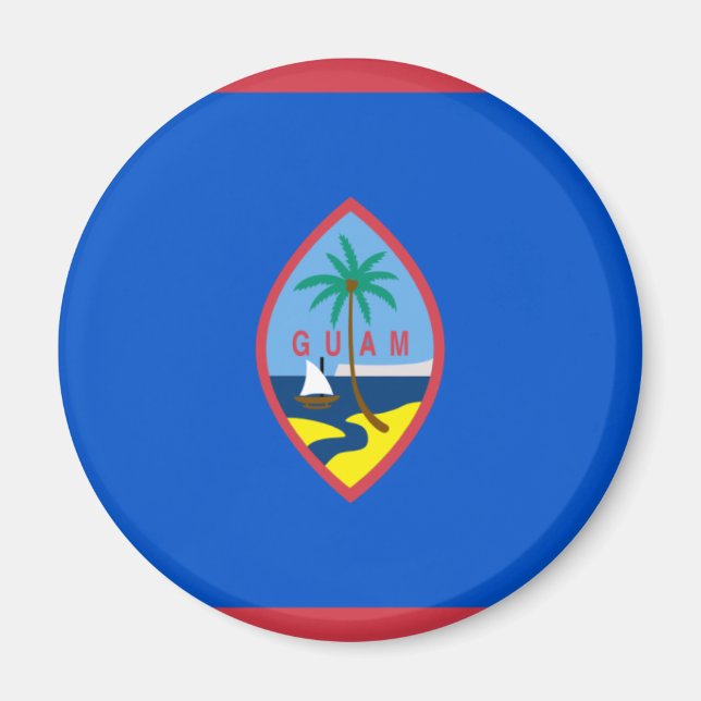 Imã Sinalizador Guam (Frente)