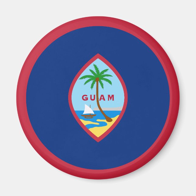 Imã Sinalizador Guam (Frente)