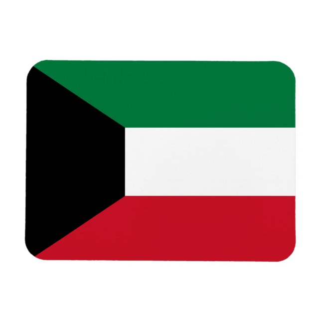 Ímã Sinalizador Kuwait (Horizontal)