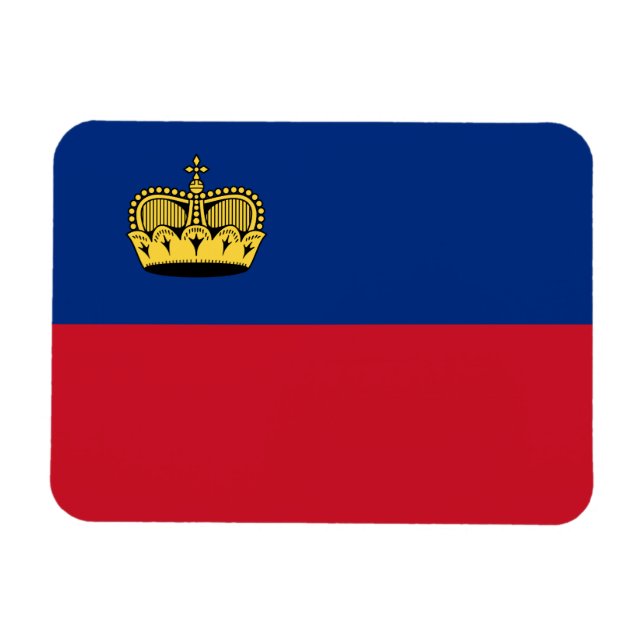 Ímã Sinalizador Liechtenstein (Horizontal)