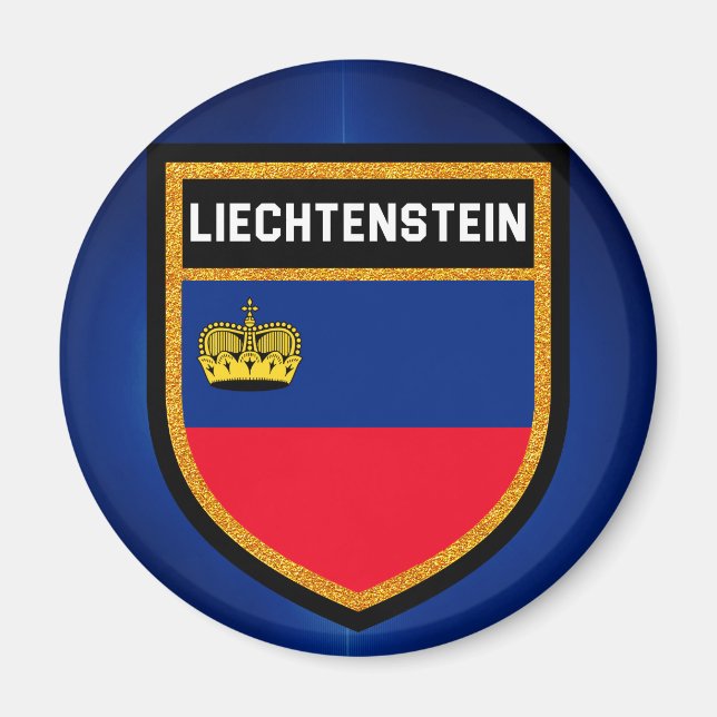 Imã Sinalizador Liechtenstein (Frente)