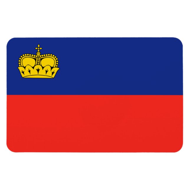 Ímã Sinalizador Liechtenstein (Horizontal)
