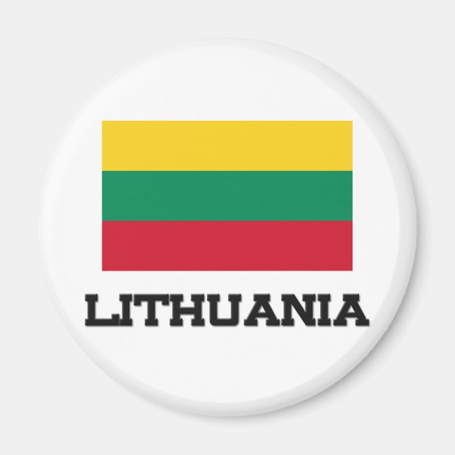 Imã Sinalizador Lituânia (Frente)