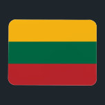 Ímã Sinalizador Lituânia<br><div class="desc">Bandeira Patriótica da Lituânia.</div>