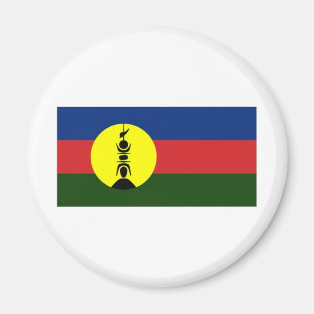 Imã Sinalizador Local de Nova Caledonia Kanaky (Frente)