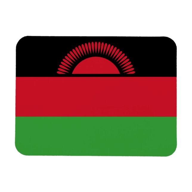 Ímã Sinalizador Malawi (Horizontal)