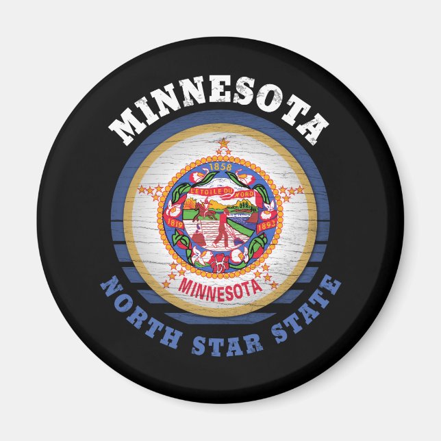 IMÃ SINALIZADOR MINNESOTA NORTH STAR (Frente)