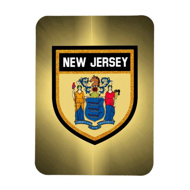 Ímã Sinalizador New Jersey (Vertical)