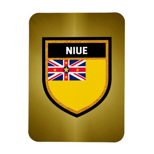 Ímã Sinalizador Niue (Vertical)