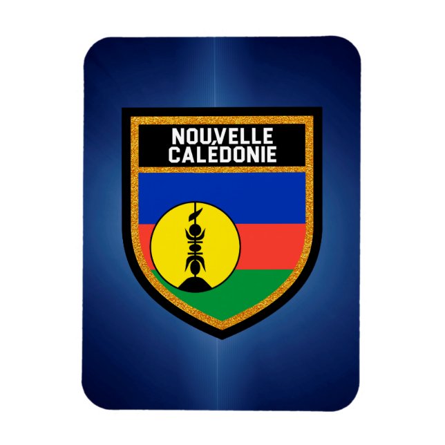 Ímã Sinalizador Nova Caledónia (Vertical)