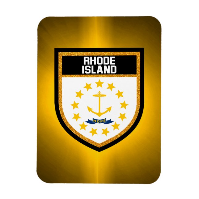 Ímã Sinalizador Rhode Island (Vertical)