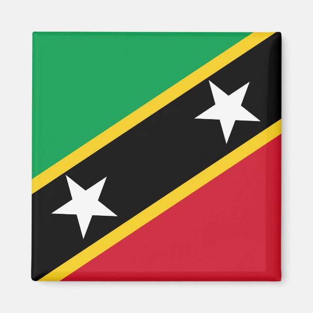 Imã Sinalizador santo Kitts e Nevis (Frente)