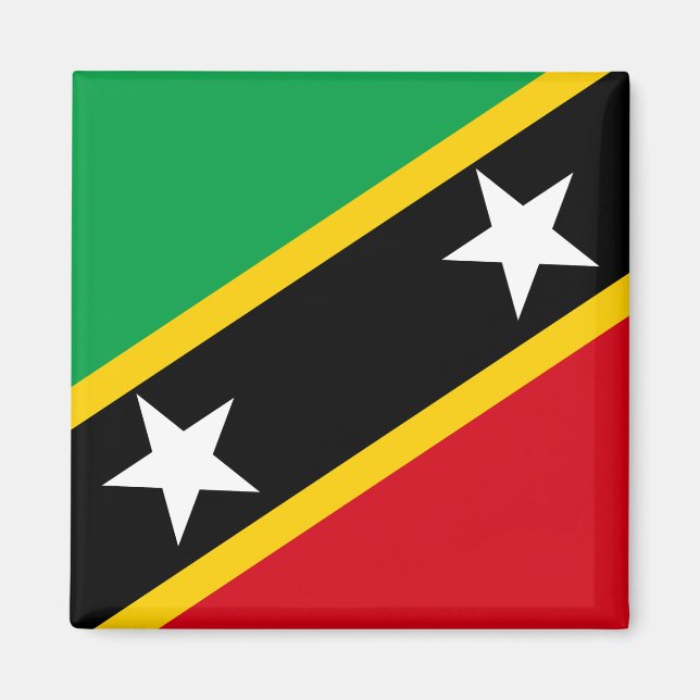 Imã Sinalizador santo Kitts & Nevis (Frente)