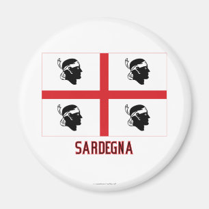 Imã Sinalizador Sardegna com nome
