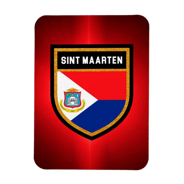Ímã Sinalizador Sint Maarten (Vertical)