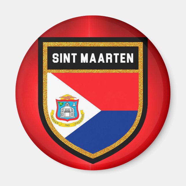Imã Sinalizador Sint Maarten (Frente)