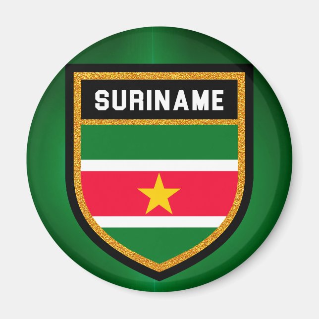 Imã Sinalizador Suriname (Frente)