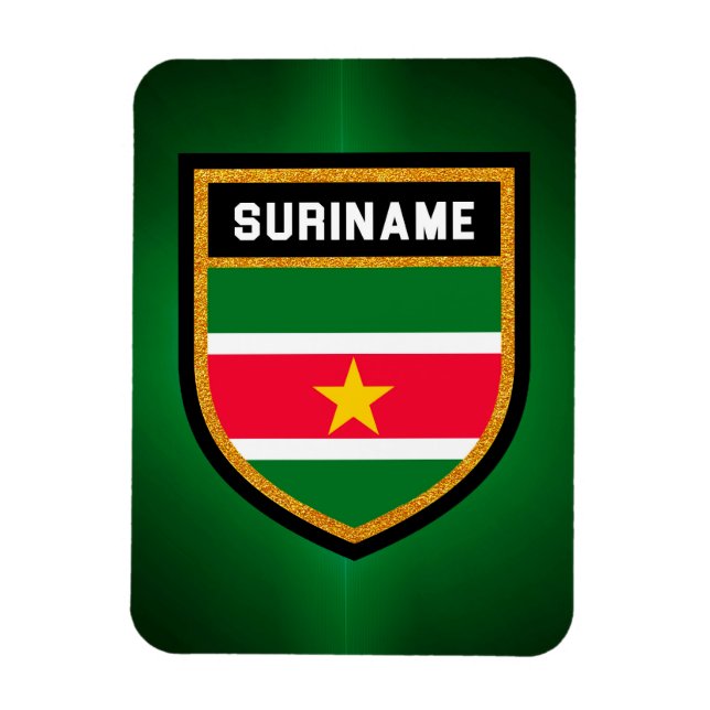 Ímã Sinalizador Suriname (Vertical)