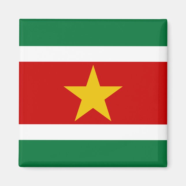 Imã Sinalizador Suriname (Frente)