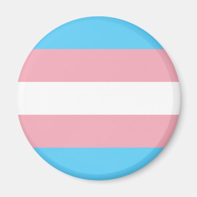 Imã Sinalizador Trans Pride (Orgulho Transgênero) (Frente)