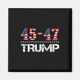 Imã Sinalizador Trump 2024 (em Byck) Pegue o América C