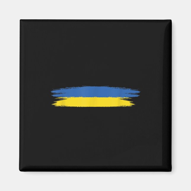 Imã Sinalizador Ucrânia com Cores Azul e Amarelo _ Sem (Frente)