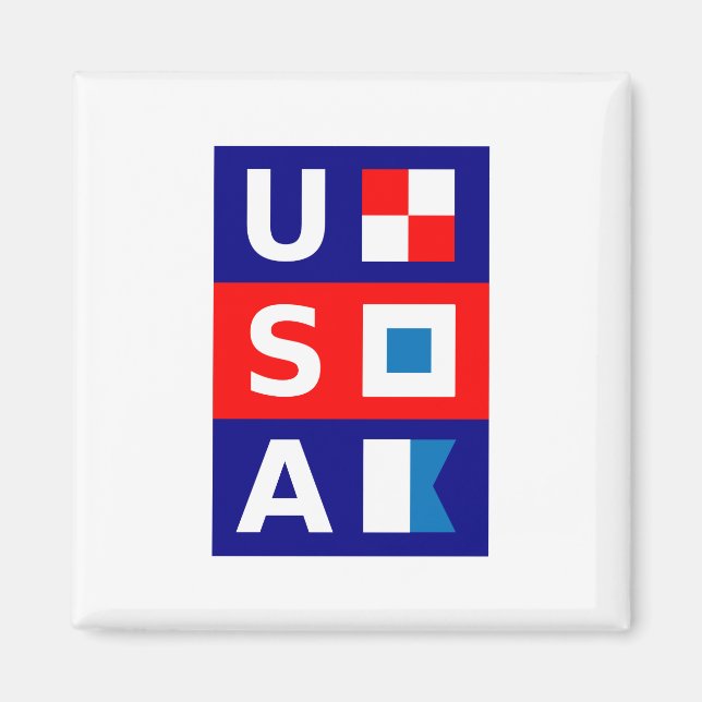 Imã Sinalizadores de Navegação Marítima Azul Branco-Ve (Frente)