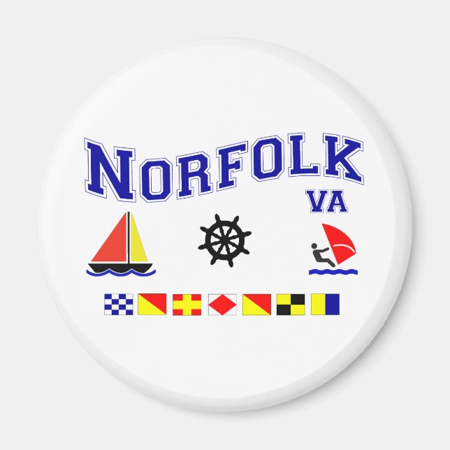 Imã Sinalizadores de Sinal Norfolk VA (Frente)