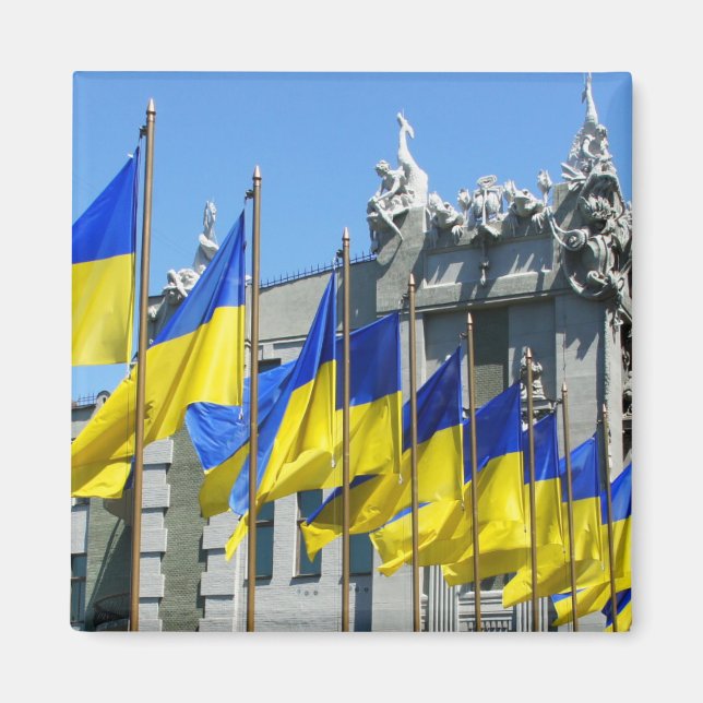 Imã Sinalizadores Ucranianos (Frente)