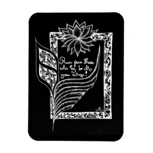 Ímã Sinalizadores vermelhos Inspiracionais ilustrados