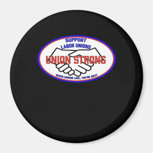 Imã Sindicatos Fortes Da União, Quando As Uniões O Per