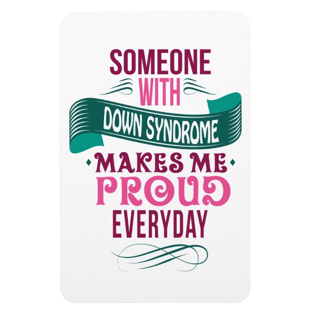 Ímã Síndrome de Down Consciência (Vertical)
