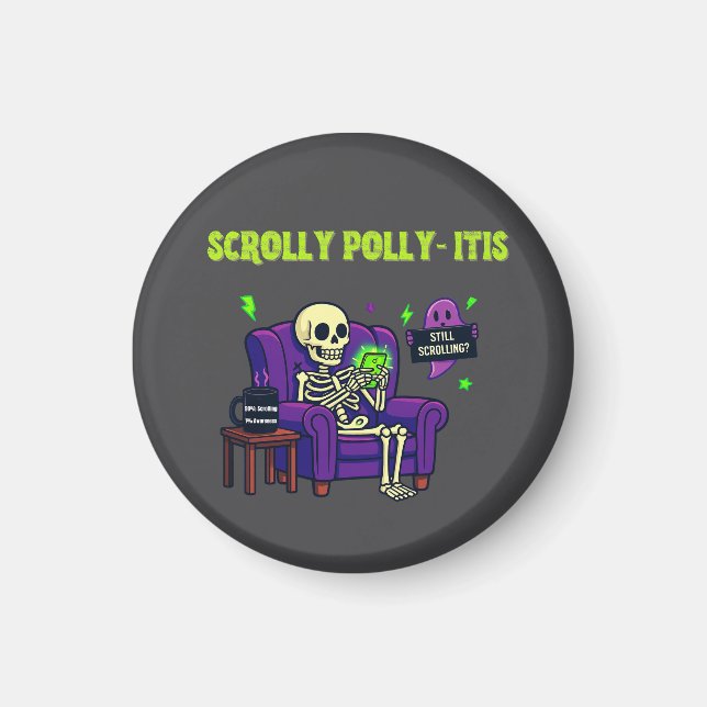 Imã Síndrome de Scrolly Polly ‑ Rolar para o Fim do Mu (Frente)
