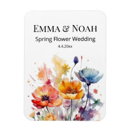 Ímã Sinfonia de flor selvagem: Primavera aquarela colo