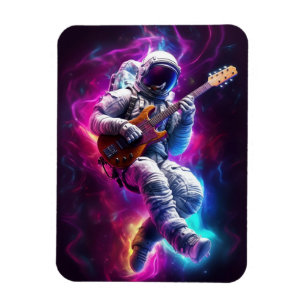 Ímã Sinfonia do Void Astronauta Neon Cyberpunk