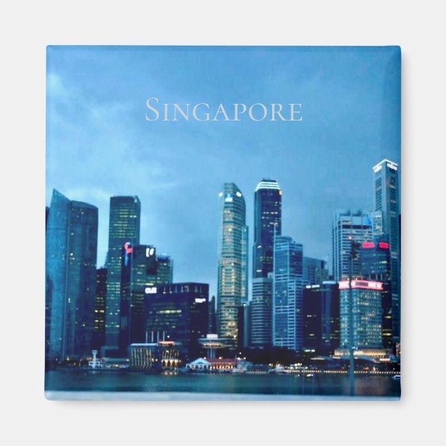 Imã Singapore Magnet  (Frente)