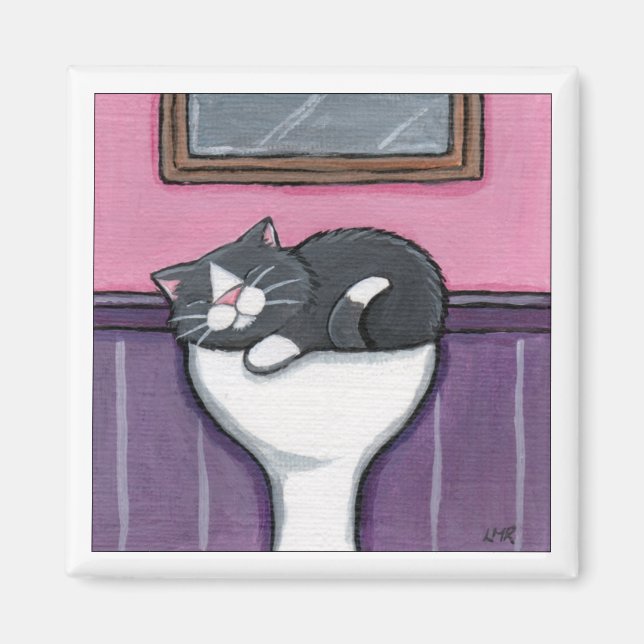 Imã Sink Love v.3 - Cat Magnet (Frente)