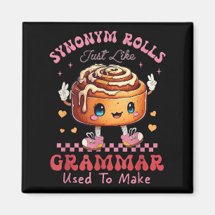 Imã Sinônimo Engraçado Rolls Piada Rolls Cinnamon Roll