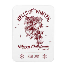 Ímã Sinos de Inverno Natal Vintage