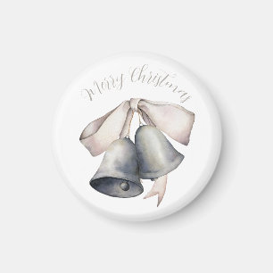 Imã Sinos de Prata com Natal Dourado para Arcos