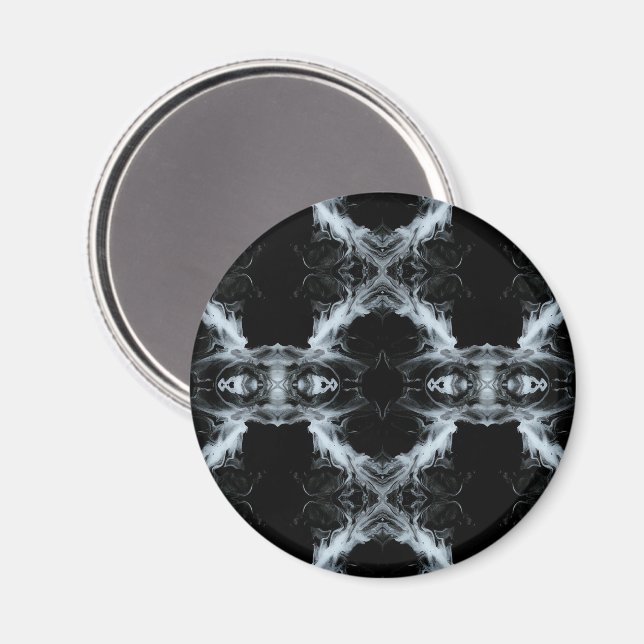 Imã Sins and Virtues Abstract Black White Fluid Art (Front/Back)