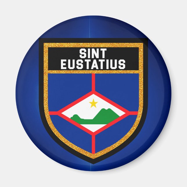 Imã Sint Eustatius Flag (Frente)