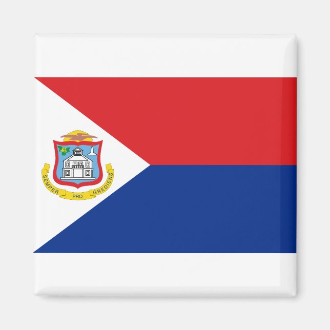 Imã Sint Maarten flag (Frente)