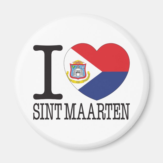 Imã Sint Maarten Love v2 (Frente)