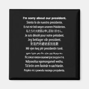 Imã Sinto Muito Pelo Nosso Presidente Shirt Donald Tru