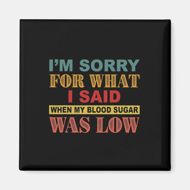 Imã Sinto muito pelo que disse quando meu açúcar no sa (Frente)