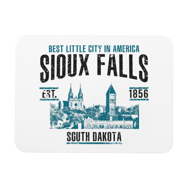 Ímã Sioux Falls (Horizontal)