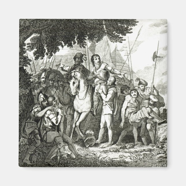 Imã Sir Philip Sidney gentil com um Soldado, 1815 (Frente)