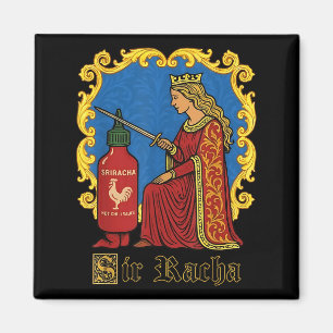 Imã Sir Racha Pun Design Para Amantes de Molho Picante